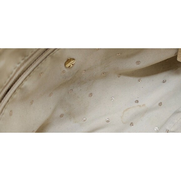 Kate Spade Purse Quilted Leather Chain Straps Gold Coast Maryanne Satchel Beige - Picture 8 of 16